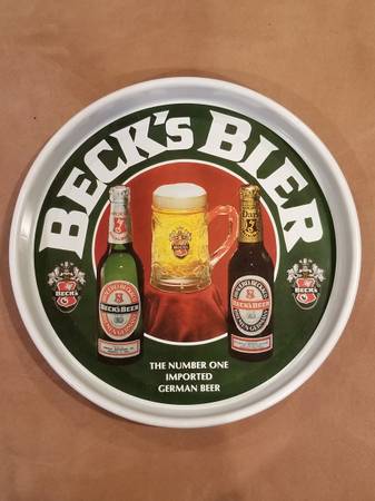 BECK'S BEER TRAY 1
