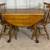 Double Drop Leaf Extendable Dining Table with 6 Chairs SOLID OAK 6 thumbnail