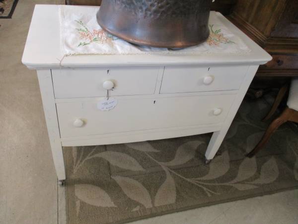 Vintage Cream Dresser 1