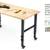 Height Adjustable Workbench on Wheels 24” x 48” 4 thumbnail