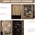 NEW Sunix Rustic Wooden Jewelry Organizer Wall Mounted Holder 5 thumbnail