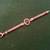 RODNEY DE GRUCHY STERLING SILVER GREEN STONE BRACELET / RARE 1 thumbnail