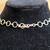 Zebra Stone and Garnet Gemstones in Silver Collar Necklace 3 thumbnail
