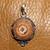 Round Agate Slice Pendant Jewelry in Sterling Silver 1 thumbnail