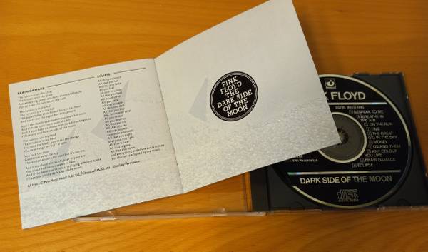 Pink Floyd Dark Side Of The Moon-CD- Ist Issue Harvest Japan