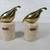Brian Bijan Studio Brass Dove? Birds Sculptures On Marble Pedestal 1 thumbnail