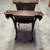 Victorian Mahogany 2 tier slide in glass top table 3 thumbnail
