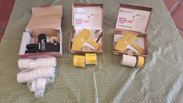 Pricing Guns and Labels 1