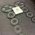 Full brand new metal weight plate set 4 thumbnail