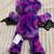 Build-A-Bear Workshop Vampire Starry Night - BAT - Purple 18" Plush 10 thumbnail