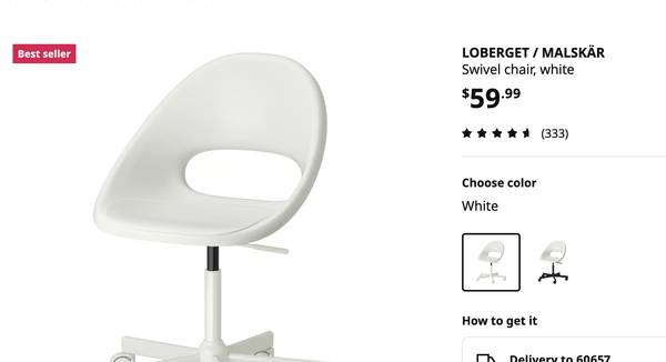 Ikea computer desk chair $35 1