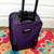 SUITCASE on Wheels with Handle Travel Luggage Purple Bag 4 thumbnail