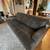 Gray Leather Couch Sofa 6 thumbnail