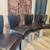 4, Leather Accent Dining Chairs, Brown. $90 each chair 8 thumbnail