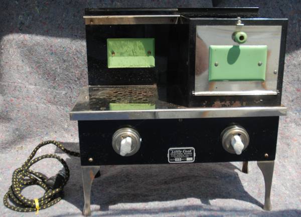 1920's-1930's  Large (LITTLE COOK) Sears Electric Stove-WORKING 1