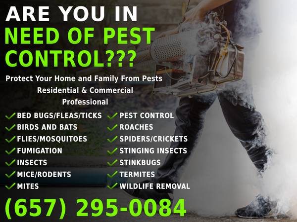 ✅PEST CONTROL SERVICES & EXTERMINATORS - We'll Take Care of the PESTS 1