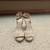 Taupe Wedge Sandals - size 10 4 thumbnail