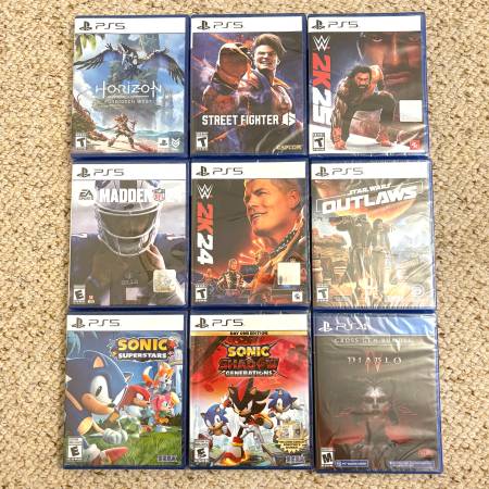 (NEW) Playstation 5 Games 1