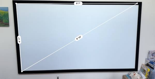 120" Projector Screen by Silver Ticket 1