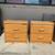 2 drawer nightstand/nightstands with gold accent 1 thumbnail