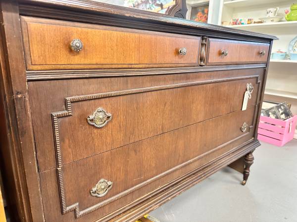 Beautiful Vintage Dresser with Mirror - SALE