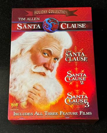 🎅🏼📀 Serie de películas de Santa Claus de Walt Disney 1-3, conjunto de 3 DVD (nuevo) - $3 (san jose oeste)63437092003075122