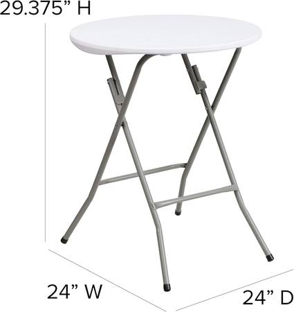 2' Indoor/Outdoor Folding Table was $54 with tax shipping Amazon 1