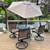 Patio Furniture Set Table 4 Chairs Umbrella 3 thumbnail