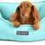Nandog Bolstered Reversible Design Dog/Cat Bed | Light Aqua | Like New 4 thumbnail
