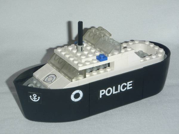 1977 Lego Police Boat #709 -- vintage legos 1