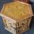 Matching Vintage Mediterranean Style Square Hexagon Side End Tables 14 thumbnail