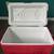 Vintage Red & White COLEMAN Hard Plastic Cooler with Handle 5 thumbnail