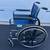 Invacare wheelchair blue foldable wheel chair 1 thumbnail