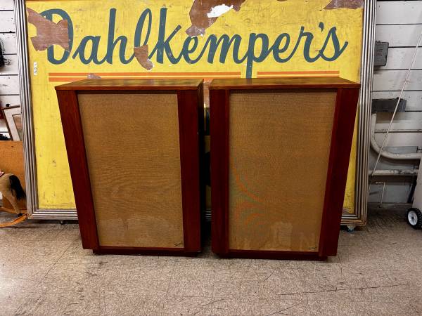 HUGE 1960s Bozak speaker set B-310 Concert Grand loudspeaker system. Sold AS-IS 1