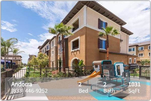$2,876 / 2 habitaciones - 1031 pies cuadrados - Increíble departamento de 2 habitaciones y 2 baños en Camarillo. ¡1031 pies cuadrados! (Camarillo)63800474320129121