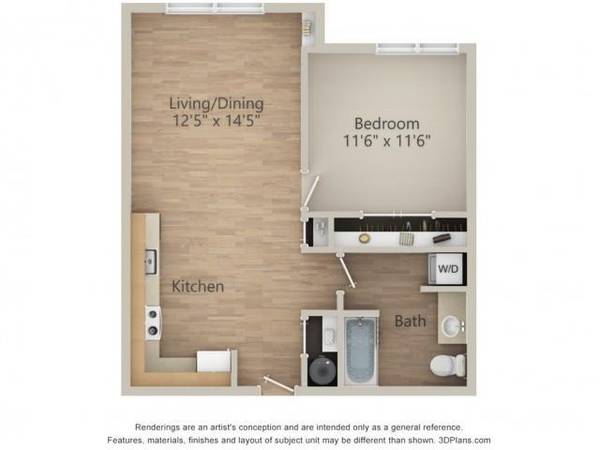 $1,695 / 1br - 669ft2 - Un toque de vida moderna: 1 dormitorio, 669 pies cuadrados (Hillsboro - Cerca del Centro Natural Tualatin Hills)64039060148867120