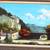 Large 5' Vintage Southwest Desert Landscape Village Art Oil on Canvas 3 thumbnail