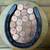 Antique horse shoe with CANADIAN pennies on wood Deco ! 2 thumbnail
