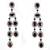 Gem Rich/Red GARNET/White Sapphire .925 Necklace/Set 5 thumbnail