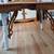 Solid oak dining room table and four chairs 5 thumbnail