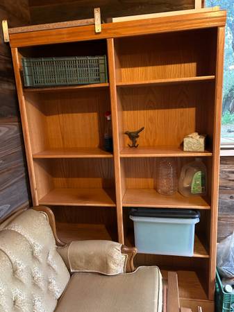 two mission style shelves. 1