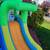 Inflatable Water Slide - Crocodile Theme Bounce House Water Park with 9 thumbnail