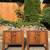 Mid Century Modern Tiki Brutalist Nightstands 1 thumbnail