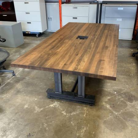 Glenn Conference Table In Walnut Color 1
