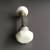 Antique Opaque White Milk Glass Door Knob 8 thumbnail