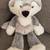 Fiesta Toy Fuzzy Folk Bean Bag 16" Wolf August Animal. Stuffed Animal. 2 thumbnail
