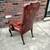 Hickory Chair Furniture Leather Arm Chair with Brass Nailhead Trim 2 thumbnail