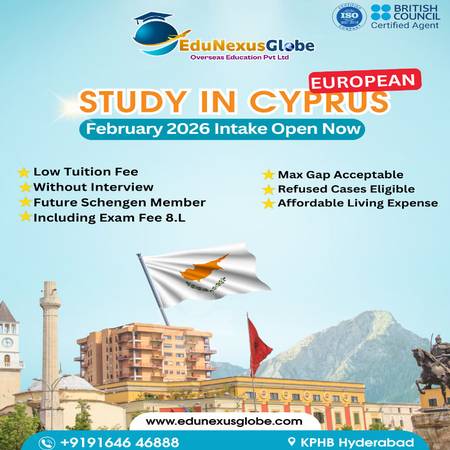 Study in Europe for Less | Cyprus Feb 2026 Intake 1