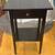 Single Drawer Nightstand, black-brown 1 thumbnail