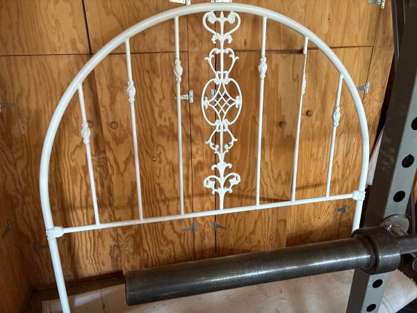 Antique iron queen, headboard, $40/obo 1